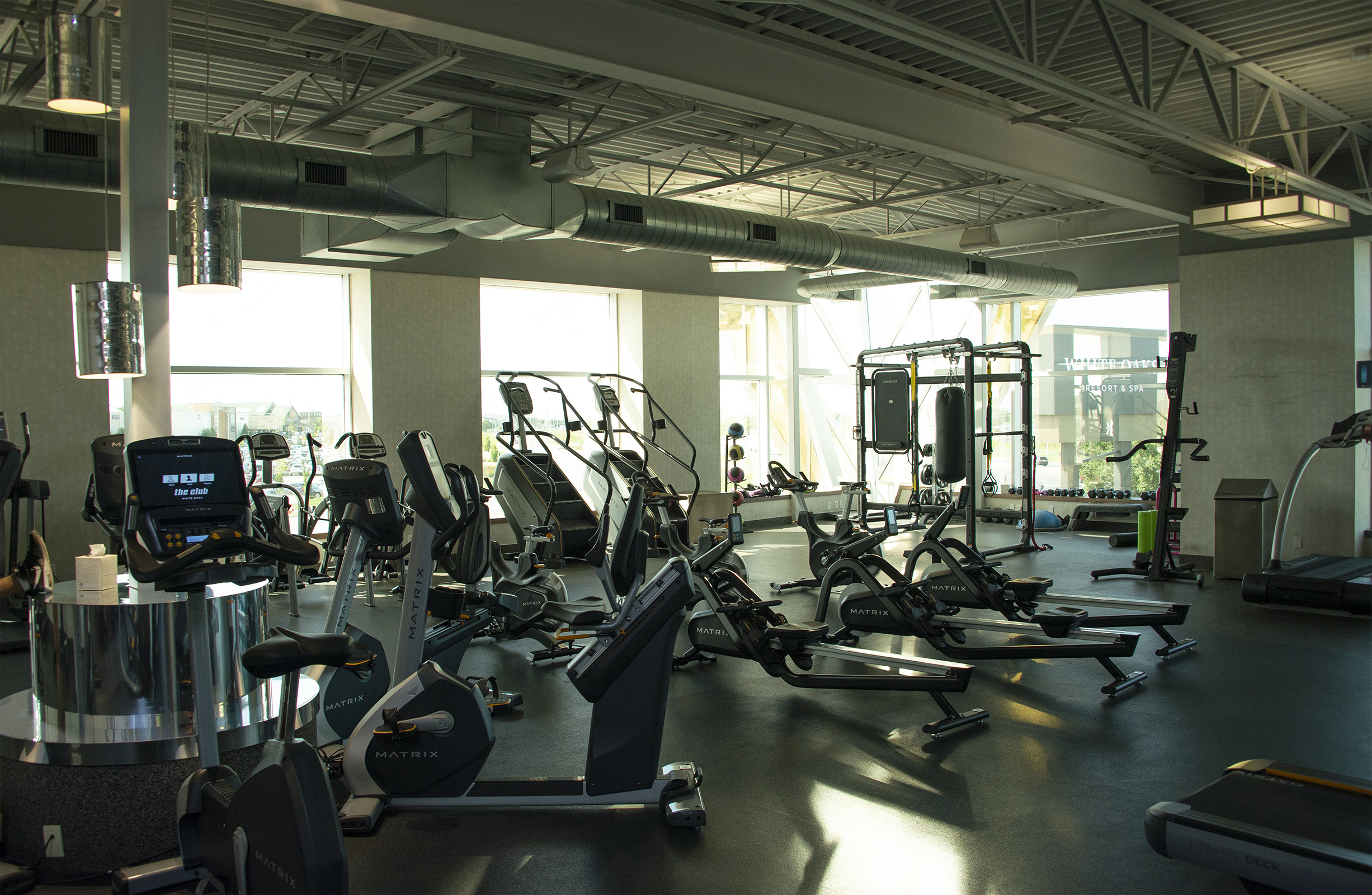 variety of cardio equipment